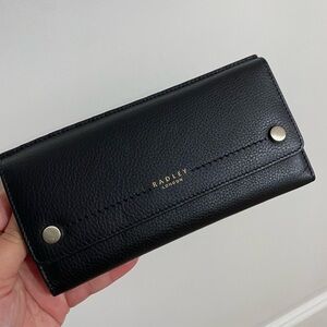 NWT! Radley London Kew Place Flap Leather Wallet